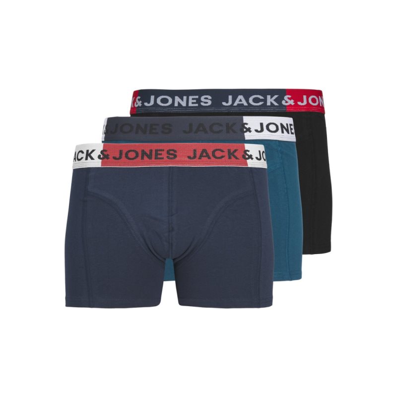 JACCOLOR BLOCK TRUNKS 3 PACK