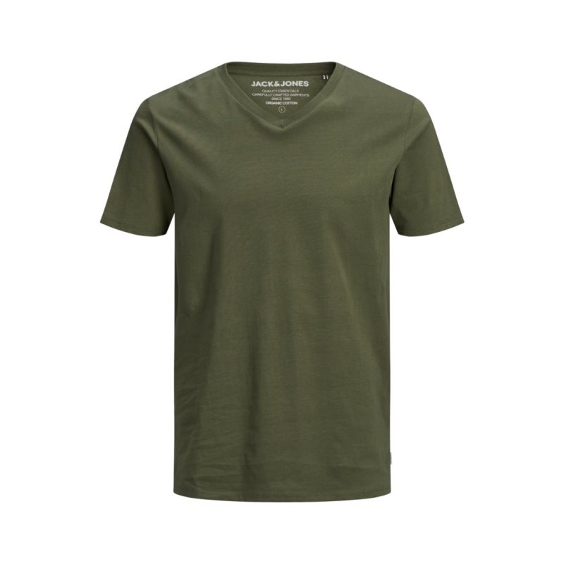 JJEORGANIC BASIC TEE SS V-NECK
