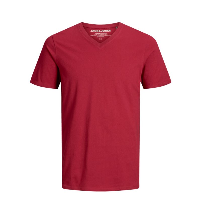 JJEORGANIC BASIC TEE SS V-NECK
