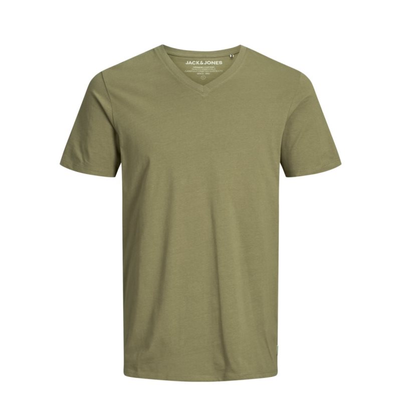 JJEORGANIC BASIC TEE SS V-NECK