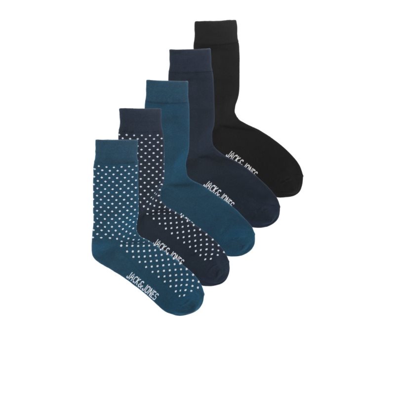 JACVICKY DOT SOCKS 5 PACK