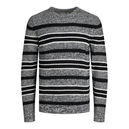 JCOTWIST STRIPED KNIT CREW NEC