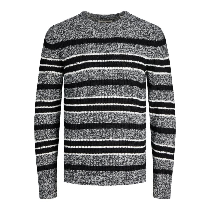 JCOTWIST STRIPED KNIT CREW NEC
