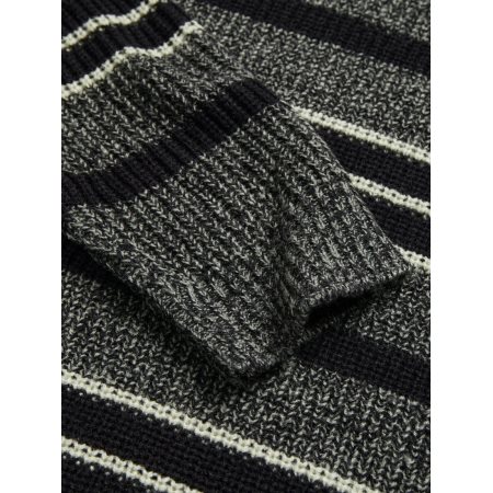 JCOTWIST STRIPED KNIT CREW NEC