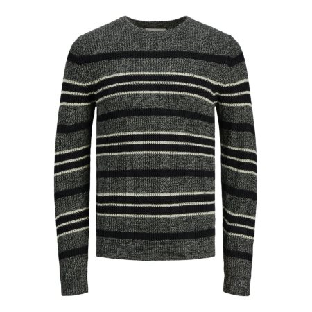 JCOTWIST STRIPED KNIT CREW NEC