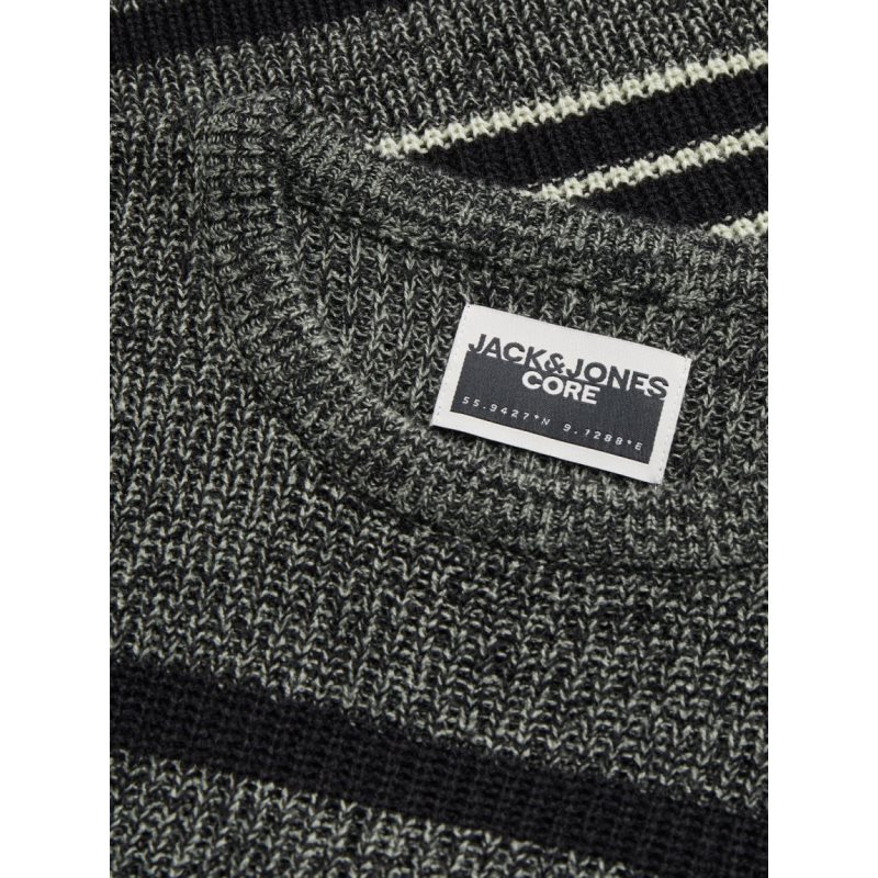 JCOTWIST STRIPED KNIT CREW NEC