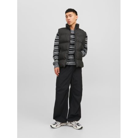 JCOTWIST STRIPED KNIT CREW NEC