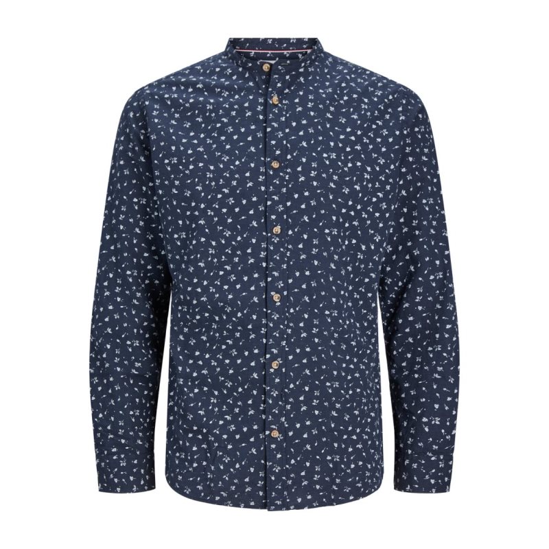 JJLINEN BLEND BAND AOP SHIRT L