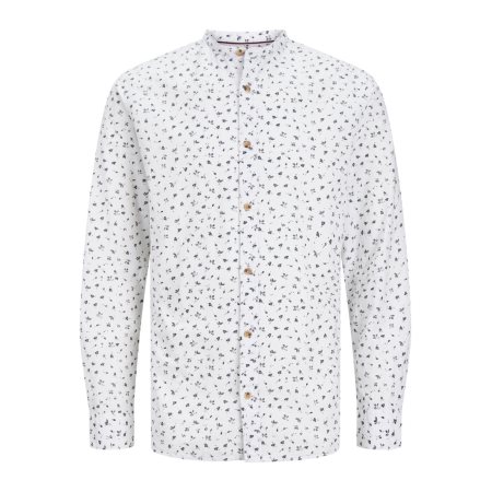 JJLINEN BLEND BAND AOP SHIRT L