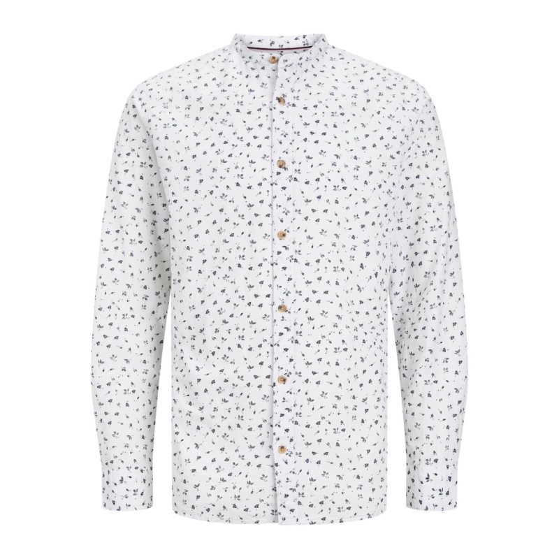 JJLINEN BLEND BAND AOP SHIRT L