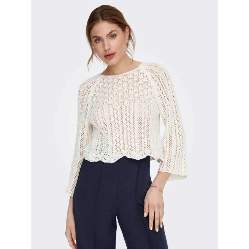 ONLNOLA LIFE  3/4 PULLOVER KNT