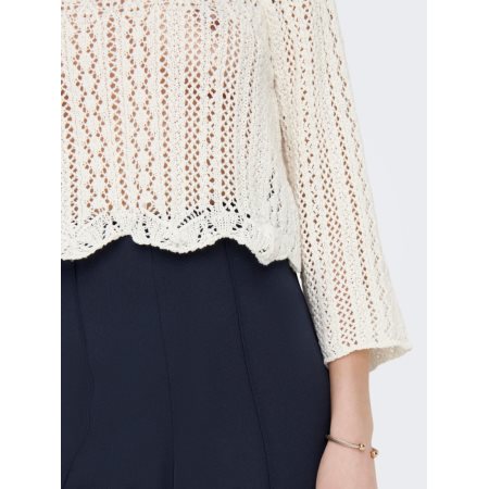 ONLNOLA LIFE  3/4 PULLOVER KNT