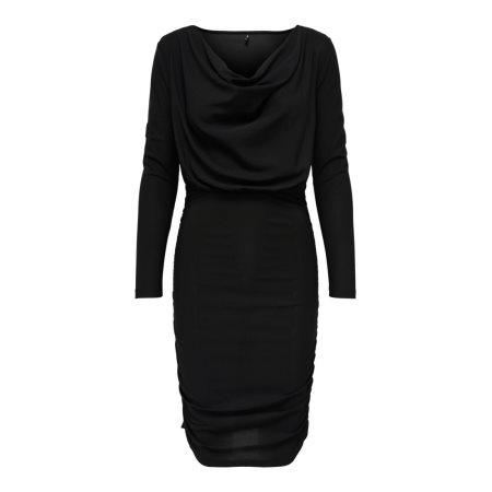 ONLSANSA L/S WATERFALL DRESS J