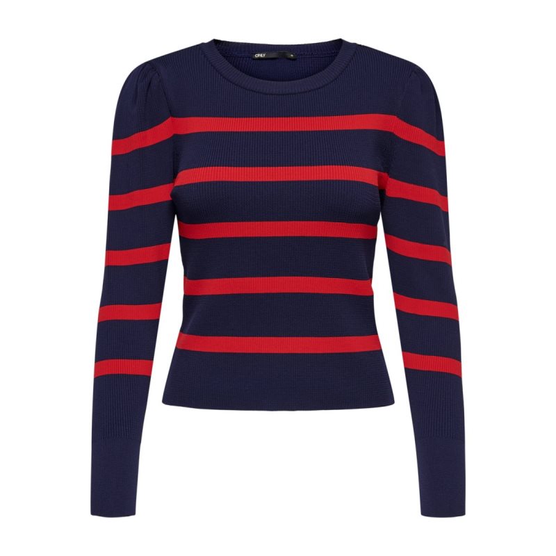 ONLSALLY L/S PUFF PULLOVER KNT