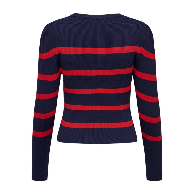 ONLSALLY L/S PUFF PULLOVER KNT