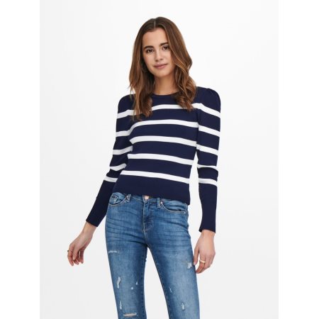 ONLSALLY L/S PUFF PULLOVER KNT