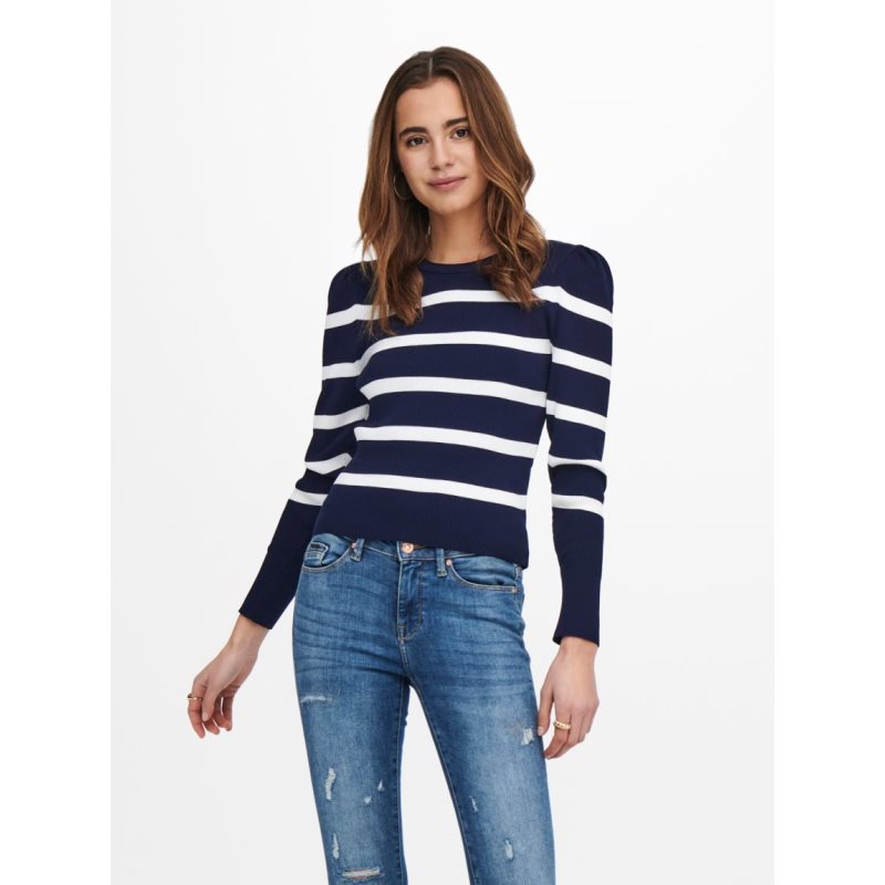 ONLSALLY L/S PUFF PULLOVER KNT