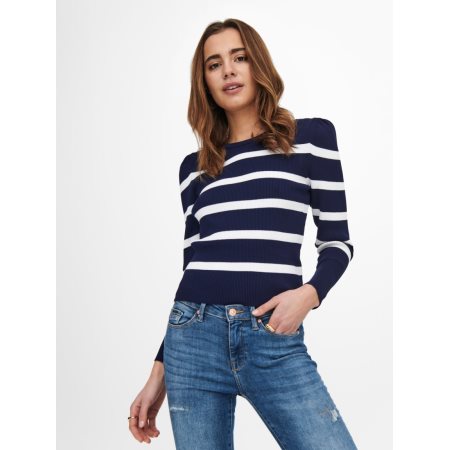 ONLSALLY L/S PUFF PULLOVER KNT