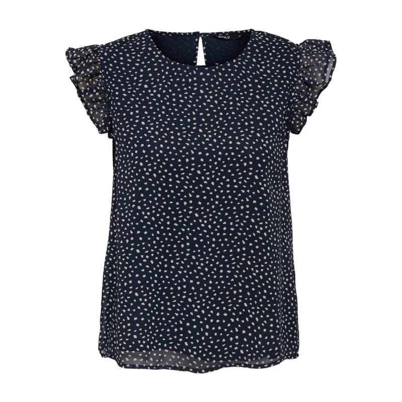 ONLANN STAR S/L FRILL TOP NOOS