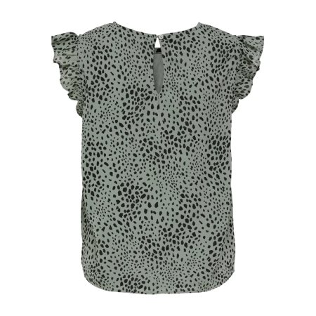 ONLANN STAR S/L FRILL TOP NOOS