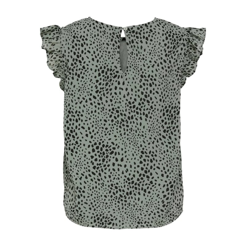 ONLANN STAR S/L FRILL TOP NOOS