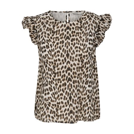 ONLANN STAR S/L FRILL TOP NOOS