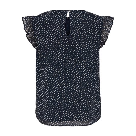 ONLANN STAR S/L FRILL TOP NOOS