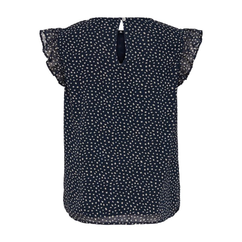 ONLANN STAR S/L FRILL TOP NOOS