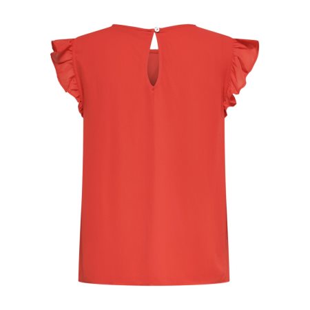 ONLANN STAR S/L FRILL TOP NOOS