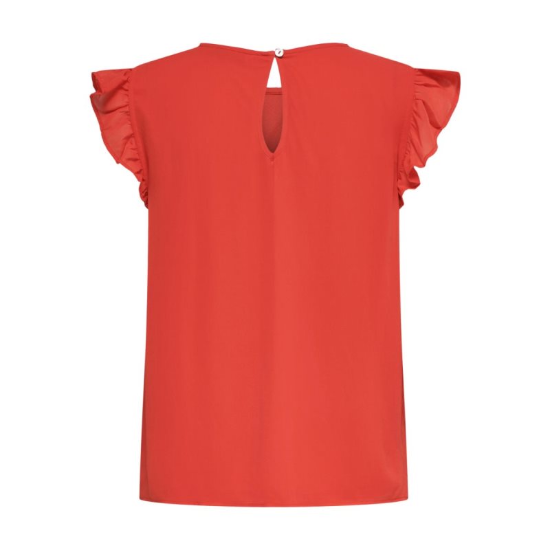 ONLANN STAR S/L FRILL TOP NOOS