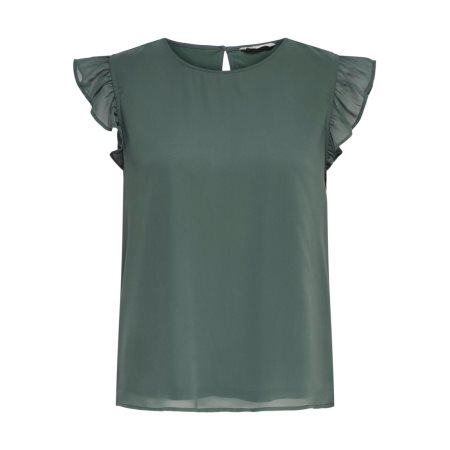 ONLANN STAR S/L FRILL TOP NOOS