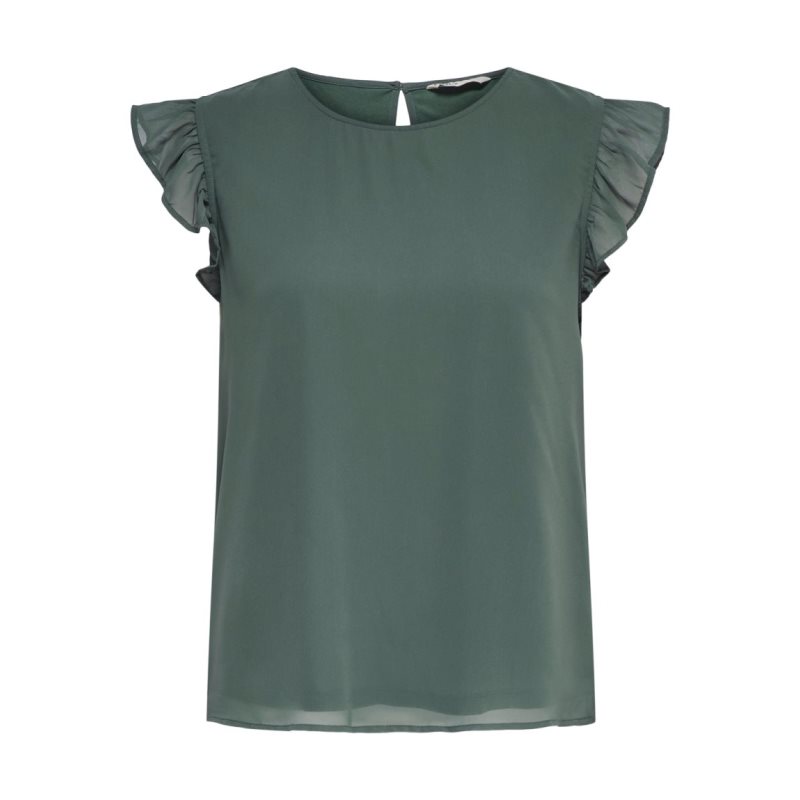 ONLANN STAR S/L FRILL TOP NOOS