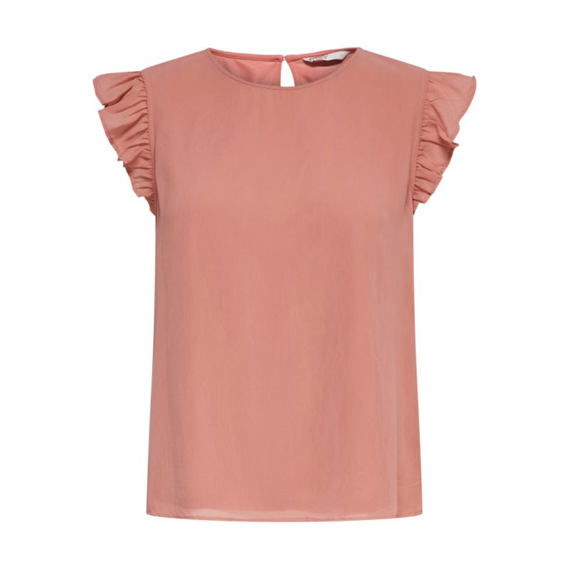 ONLANN STAR S/L FRILL TOP NOOS