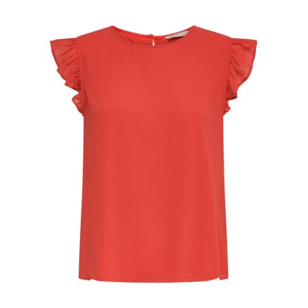 ONLANN STAR S/L FRILL TOP NOOS