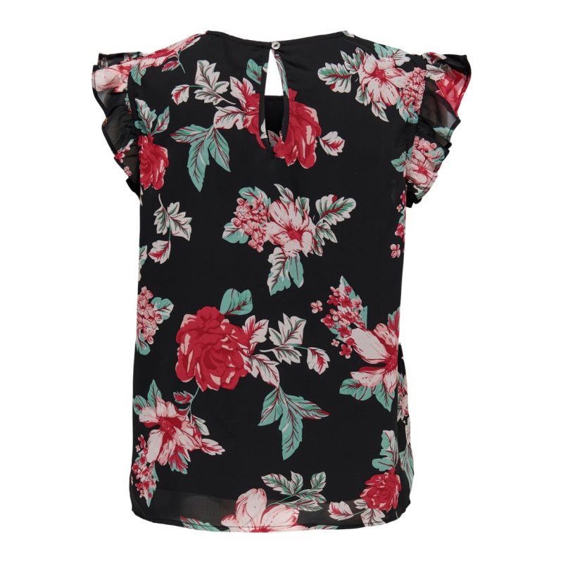 ONLANN STAR S/L FRILL TOP NOOS