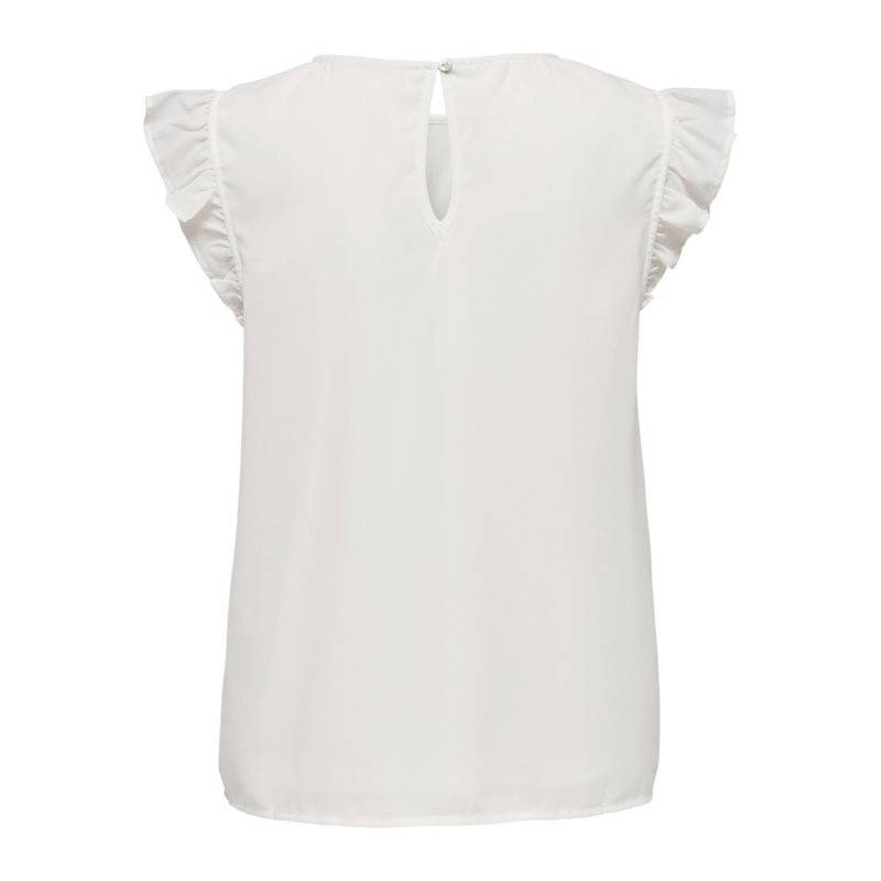 ONLANN STAR S/L FRILL TOP NOOS